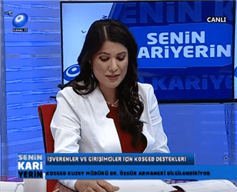 KOSGEB Gonca Elibol Özgür Armaneri Kanal 35