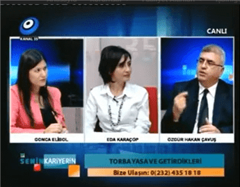 Senin Kariyerin Kanal 35 Gonca Elibol, Eda Karaçöp, Özgür Hakan Çavuş Torba